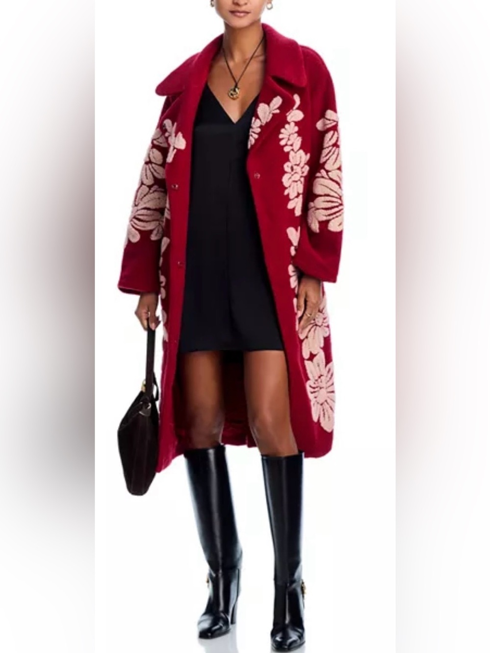 FARM Rio Bold Flowers Fleece Coat - Picture 2 of 10